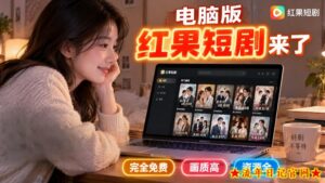 手机看短剧费眼？电脑版红果短剧来了，完全免费、画质高、资源全-流年日记