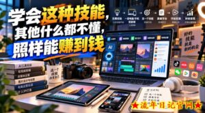 某公众号付费文章：学会这种技能，其他什么都不懂，照样能賺到钱-流年日记