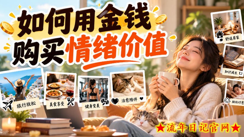 某公众号付费文章:如何用金钱购买情绪价值?-流年日记