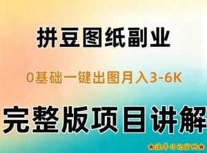AI拼豆图纸副业,0基础AI一键出图,零库存零发货,1部手机月入3k+详细拆解-流年日记