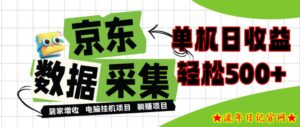 闲置电脑变现!单机单天收益500+,京东数据采集优化,全天纯挂G【揭秘】-流年日记