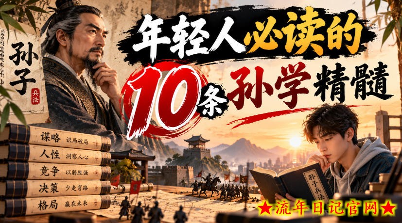 某公众号付费文章:年轻人必读的10条孙学精髓-流年日记