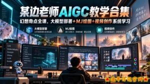 某边老师AIGC教学合集｜幻想奇点全课，大模型部署+MJ绘图+视频创作系统学习-流年日记